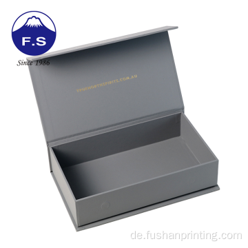Luxus -Karton -Geldbeutelpapierpaket Boxen Gold Folie